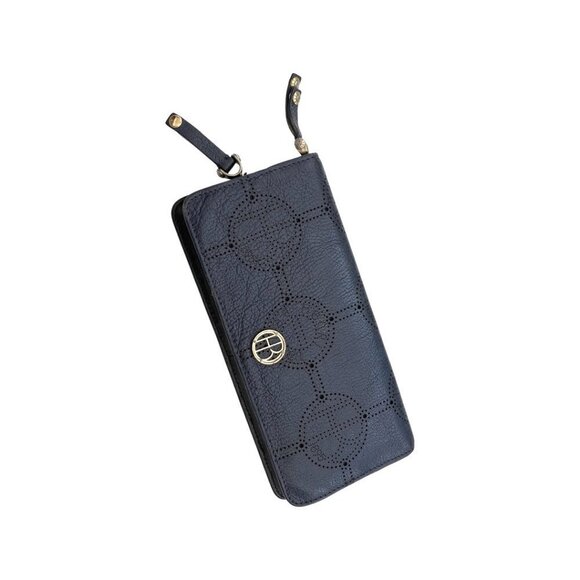 Henri Bendel navy double sided wallet - Picture 1 of 6